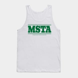 MSTA Old School Ypsilanti Green Tank Top